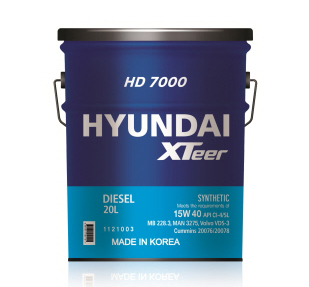 Dầu nhớt là gì? Vai trò, phân loại và cách chọn chi tiết 6 Hyundai XTeer HD 7000 15W40 CI 4 20L